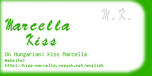 marcella kiss business card